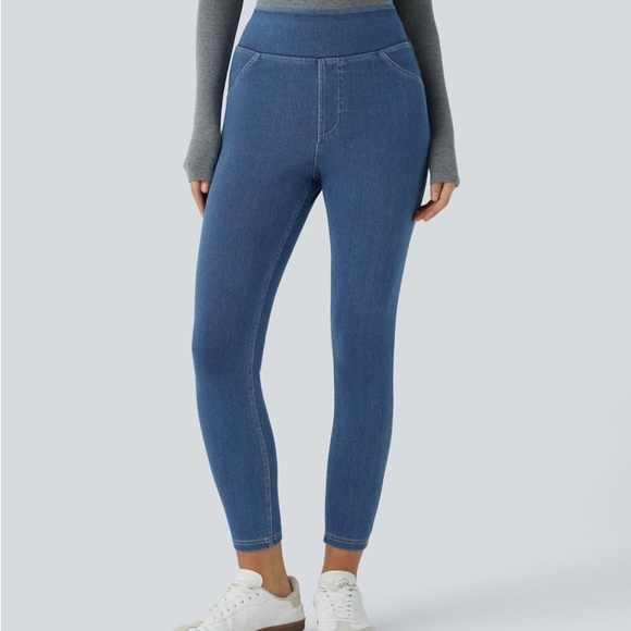 HALARA Women's Slate Blue Comfort Jeggings - Picture 7 of 7